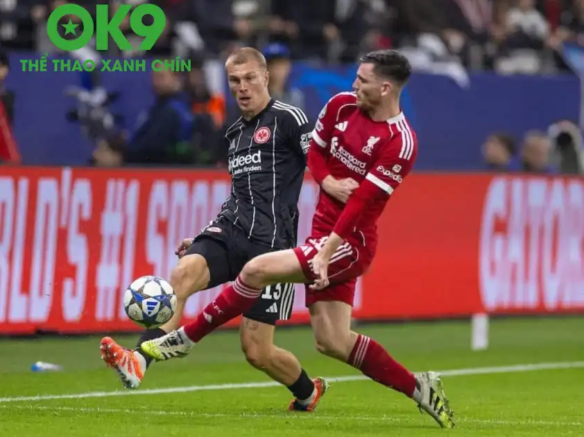 Frankfurt vừa phải nhận thất bại nặng nề với tỉ số 1-5 trước Liverpool (Ảnh: Goal) Frankfurt vừa phải nhận thất bại nặng nề với tỉ số 1-5 trước Liverpool (Ảnh: Goal)