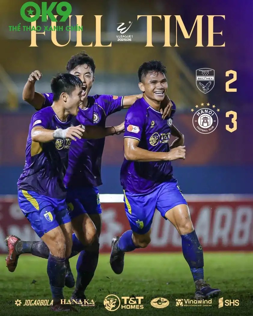 Xuân Mạnh, Hoàng Hên lập công cho Hà Nội FC (Ảnh: HNFC) Xuân Mạnh, Hoàng Hên lập công cho Hà Nội FC (Ảnh: HNFC)
