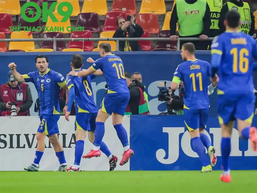 Bosnia & Herzegovina đang chiến đấu để có được 3 điểm (Ảnh: ESPN) Bosnia & Herzegovina đang chiến đấu để có được 3 điểm (Ảnh: ESPN)
